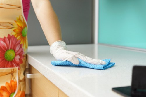 Professional carpet cleaner in Pimlico using deep cleaning equipment in a residential room