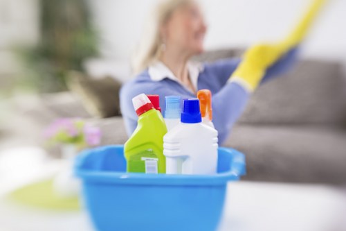 Professional upholstery cleaning process for fabric chairs in Pimlico