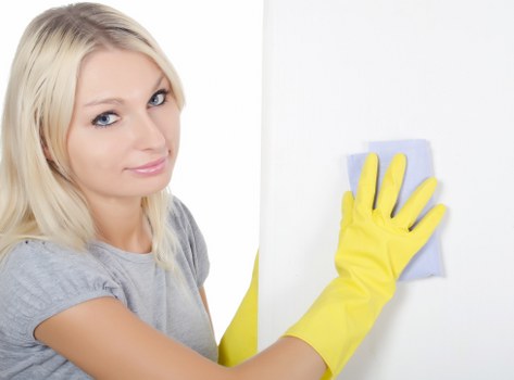 Professional Pimlico cleaning specialist at work in a home